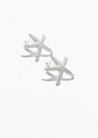 Other Stories Star Fish Stud Earrings - Silver