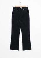 Other Stories Kick Flare Corduroy Trousers - Black