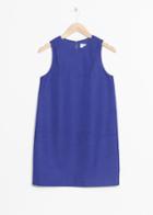 Other Stories Sleeveless Cocoon Dress - Blue
