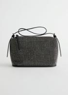 Other Stories Small Studded Leather Shoulder Bag - Black
