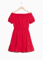 Other Stories Off-shoulder Dress - Red