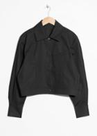 Other Stories Cropped Jacket - Black