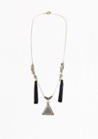 Other Stories Tassel Detail Chain Necklace