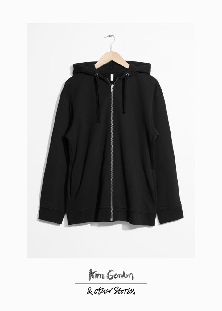 Other Stories Kim Gordon Zip Hoodie - Black