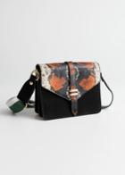 Other Stories Structured Small Accordion Bag - Red