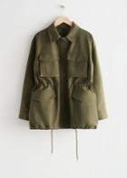 Other Stories Collared Jacket - Green