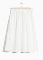 Other Stories Broderie Anglaise Skirt - White