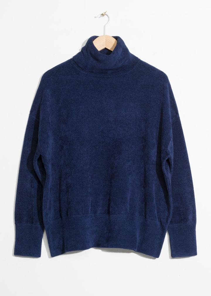 Other Stories Turtleneck Sweater - Blue