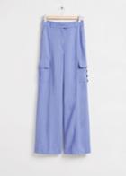 Other Stories Relaxed Cargo Pocket Trousers - Blue