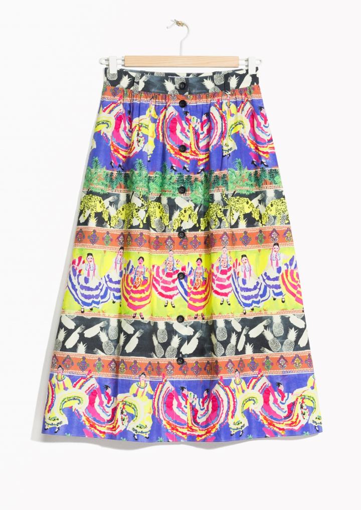 Other Stories Summer Fiesta Flared Skirt