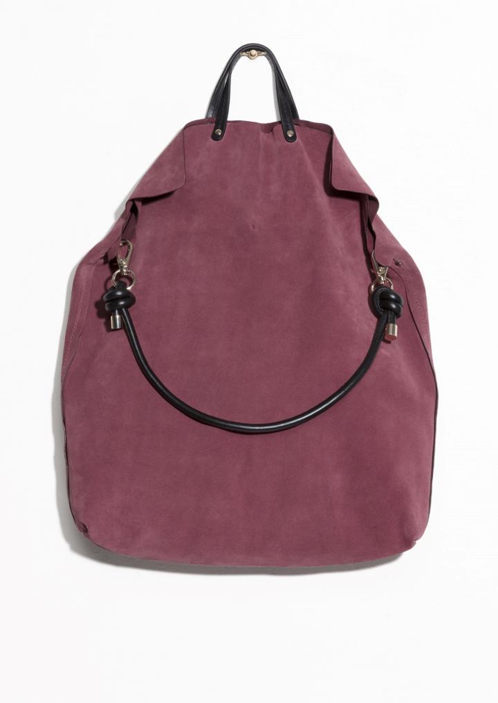 Other Stories Suede Tote Bag