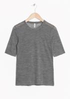 Other Stories Wool Blend Tee