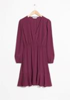 Other Stories Wrap Neck Dress
