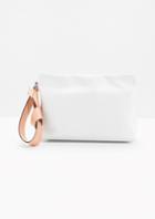 Other Stories Leather Clutch