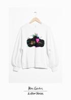 Other Stories Kim Gordon Organic Cotton Puffed Sweatshirt - White