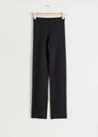 Other Stories Stretch Legging Trousers - Black
