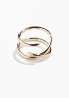 Other Stories Sculptural Ring - Gold