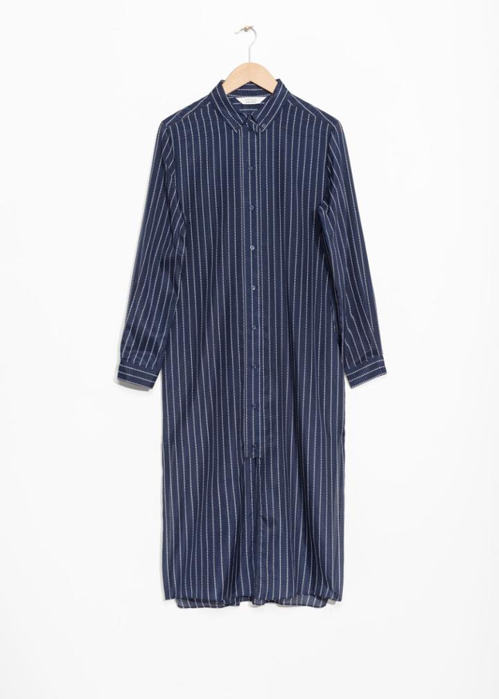 Other Stories Shirt Dress - Blue