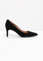 Other Stories Suede Pointy Pumps