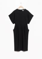 Other Stories Open Back Midi Dress