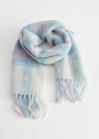 Other Stories Hairy Wool Scarf - Green