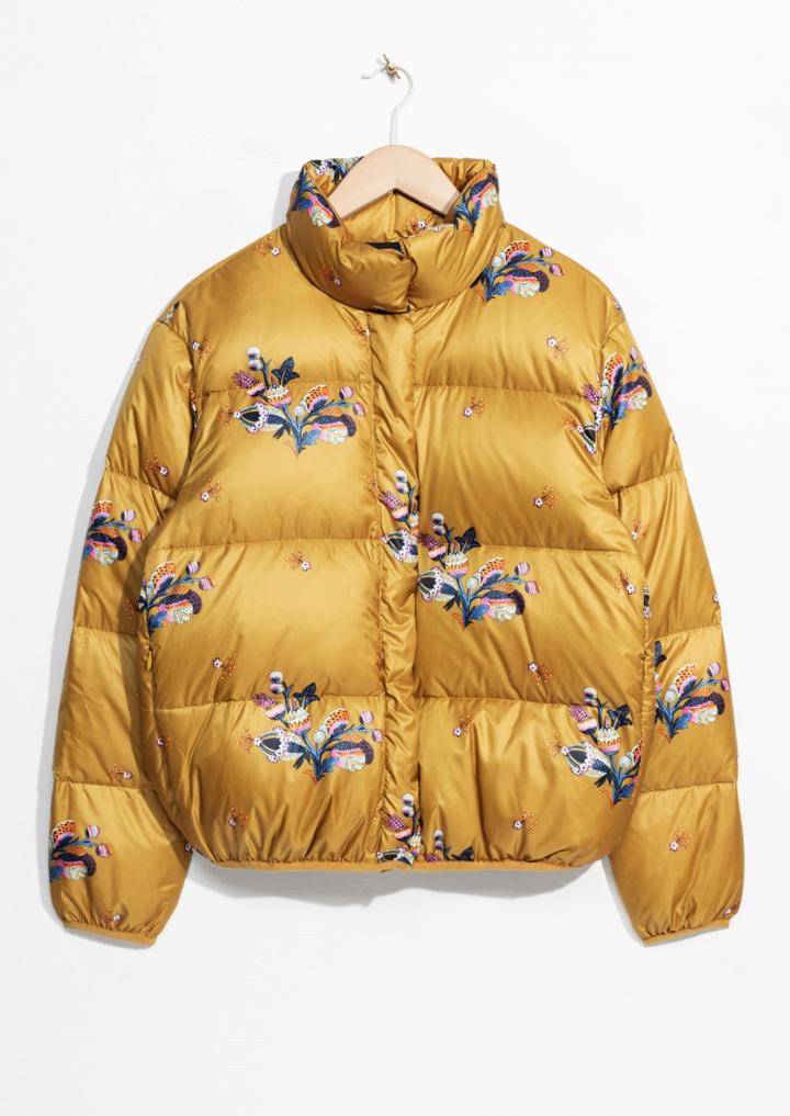 Other Stories Climbing Flower Down Jacket