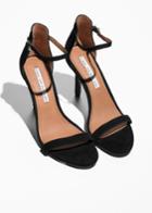Other Stories Two Strap Sandals - Black