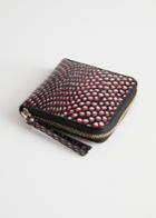 Other Stories Leather Zip Wallet - Red