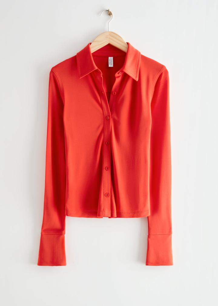 Other Stories Fitted Shirt - Red