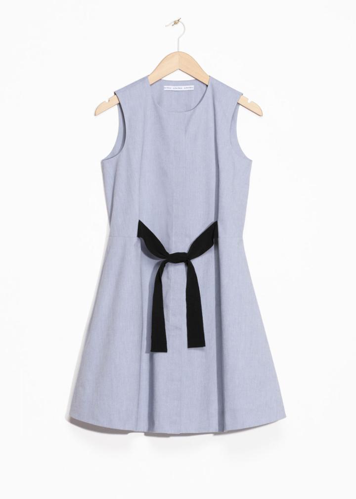Other Stories A-line Cotton Dress - Blue