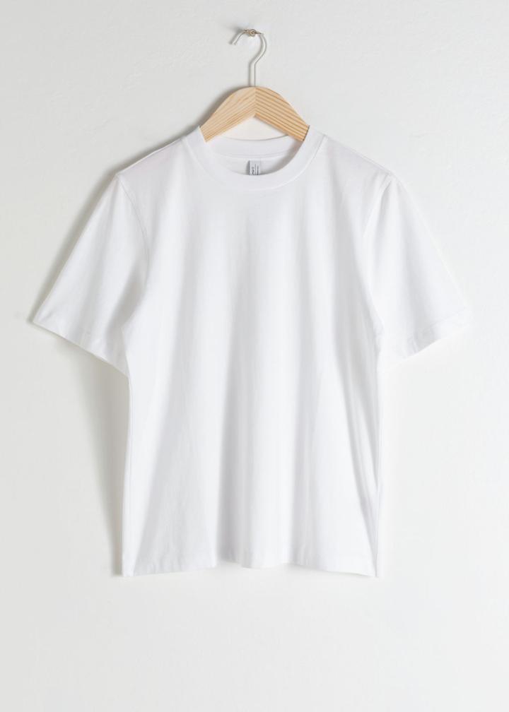 Other Stories Wide Sleeve Crewneck T-shirt - White