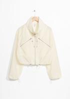 Other Stories Cropped Windbreaker - White