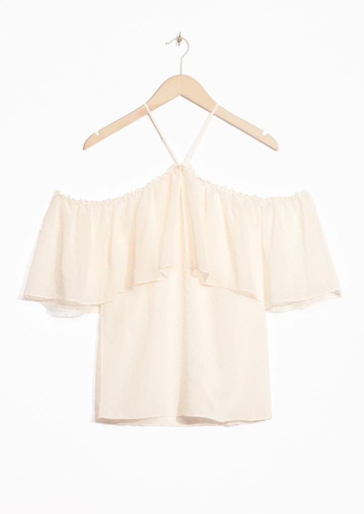 Other Stories Off-shoulder Ruffled Blouse