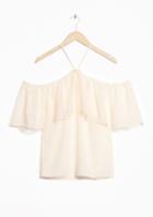 Other Stories Off-shoulder Ruffled Blouse
