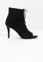 Other Stories Lace-up Suede Sandal