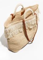 Other Stories Woven Straw Bag - Beige