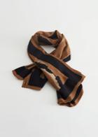 Other Stories Light Woolen Square Scarf - Beige