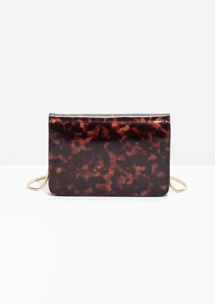 Other Stories Tortoise Leather Minibag