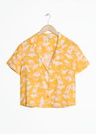 Other Stories Tropical Print Shirt - Yellow