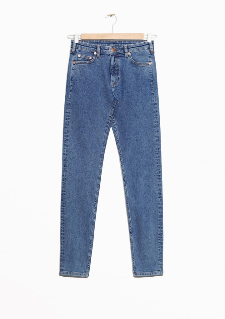 Other Stories Blue Slim Fit Denim
