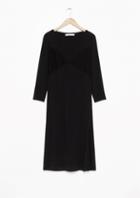 Other Stories Material Block Midi Dress
