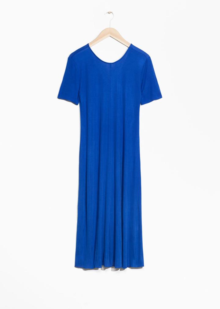 Other Stories V-back Dress - Blue