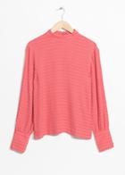Other Stories High Neck Blouse - Pink