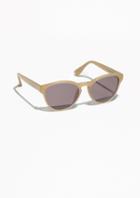 Other Stories Oval Frame Acetate Sunglasses