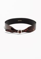 Other Stories Tortoise Leather Belt