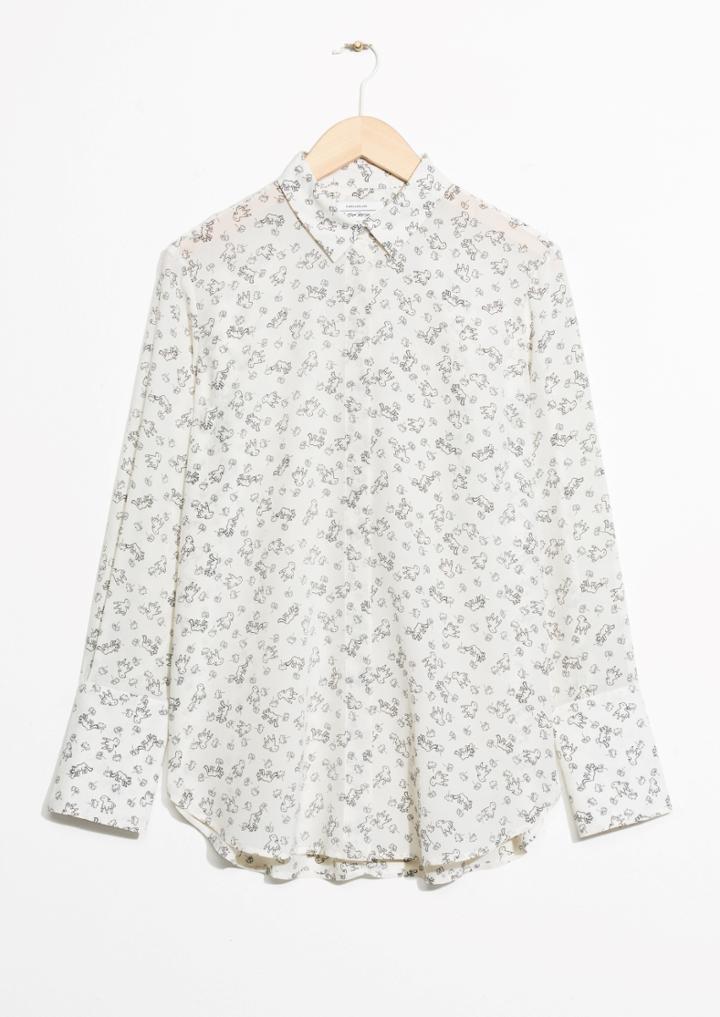 Other Stories Mulberry Silk Blouse