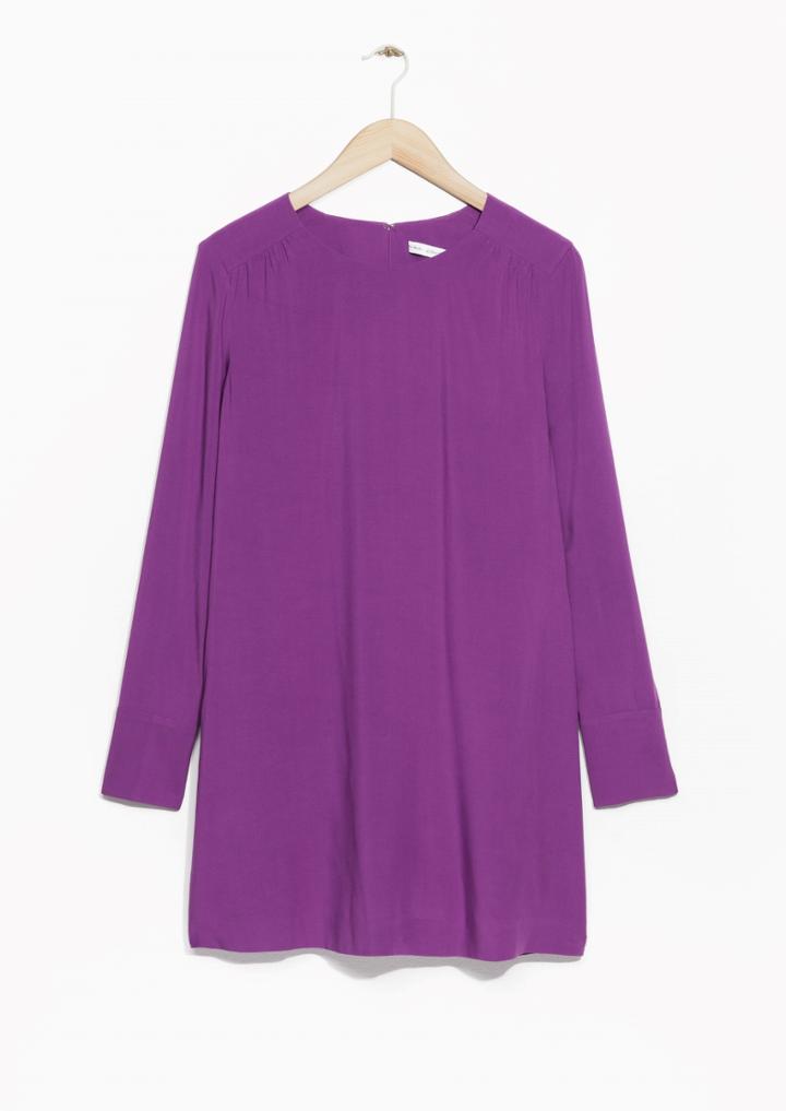 Other Stories Keyhole Back Dress