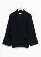 Other Stories Belted Cardigan - Black