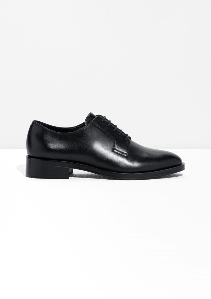 Other Stories Lace Up Leather Shoe