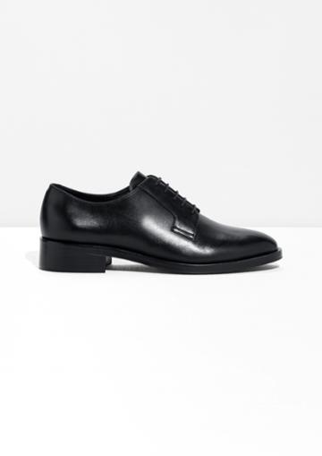 Other Stories Lace Up Leather Shoe